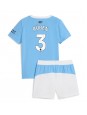 Manchester City Ruben Dias #3 Replika Hemmakläder Barn 2025-26 Kortärmad (+ byxor)